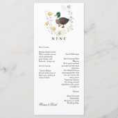 ワイルドフラワーマラードダック結婚ズ メニュー (正面)