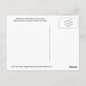 ワイルドフラワーマーシャル湖 ポストカード (裏面)