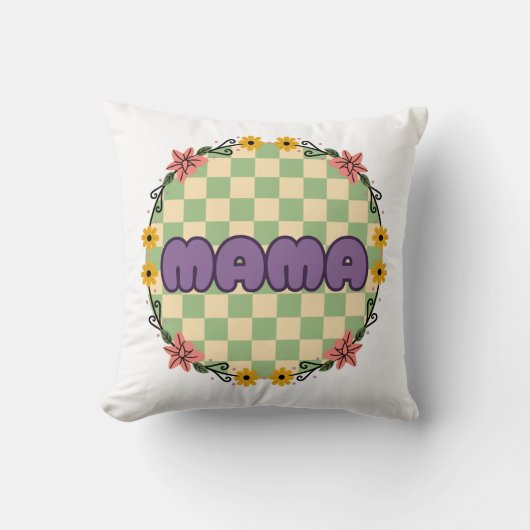 ワイルドフラワーマ クッション (正面)