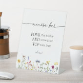 ワイルドフラワーミモサバー標識 台座サイン (インサイチュ)