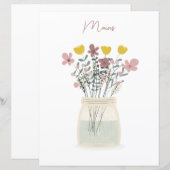 ワイルドフラワーメイソンジャームインズレシピディバイダー (正面/裏面)