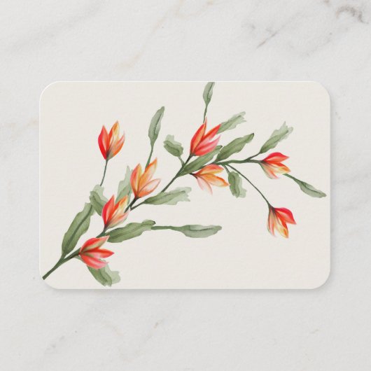 ワイルドフラワーメドウウェディングRSVP詳細QRコード エンクロージャーカード (裏面)