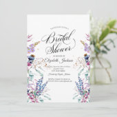 ワイルドフラワーメドウブライダルシャワー 招待状 (スタンド正面)
