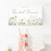 ワイルドフラワーメドウブライダルシャワー 横断幕 (インサイチュ)