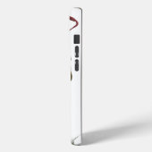 ワイルドフラワーメドウ抽象芸術開花- Apple Case-Mate iPhoneケース (裏面 / 左)