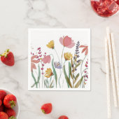 ワイルドフラワーメドウ紙ナプキンス スタンダードカクテルナプキン (インサイチュ)