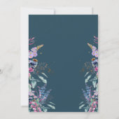 ワイルドフラワーメドウ結婚式招待状 招待状 (裏面)