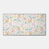 ワイルドフラワーメドウ |かわいいディティの花柄 デスクマット (正面)