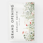 ワイルドフラワーメドウ グランドオープニング 横断幕 (縦)