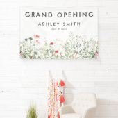 ワイルドフラワーメドウ グランドオープニング 横断幕 (インサイチュ)