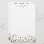 ワイルドフラワーメドウ 便箋 (正面/裏面)