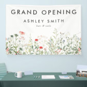 ワイルドフラワーメドーグランドオープン 横断幕 (トレードショー)