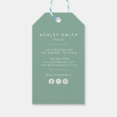 ワイルドフラワーメドープライスラベル ギフトタグ (裏面)