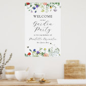 ワイルドフラワーメモリアルサービスのウェルカムサイン ポスター (キッチン)