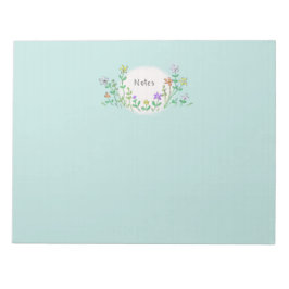 ワイルドフラワーメモ帳 ノートパッド