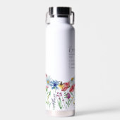 ワイルドフラワーモダンによる名縁ど前の定義 ウォーターボトル (正面)