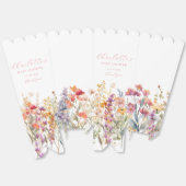 ワイルドフラワーモダンの赤ちゃんシャワー フェイバーボックス (見開き)