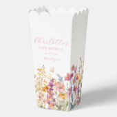 ワイルドフラワーモダンの赤ちゃんシャワー フェイバーボックス (正面)