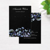 ワイルドフラワーモダンイヤリングジュエリー表示カード (デスク)