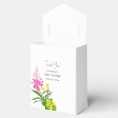 ワイルドフラワーモダンサンキューベイビーシャワー フェイバーボックス (オープン)