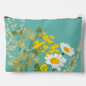 ワイルドフラワーモダンズカスタムモノグラム アクセサリーポーチ (裏面)