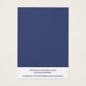 ワイルドフラワーモダンズネックレスジュエリーディスプレイカード (裏面)