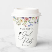 ワイルドフラワーモダンフローラグラードパーティー 紙コップ (裏面)