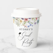 ワイルドフラワーモダンフローラグラードパーティー 紙コップ (正面)
