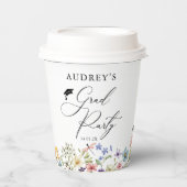 ワイルドフラワーモダンフローラグラードパーティー 紙コップ (正面)