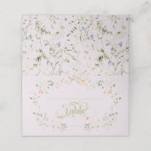 ワイルドフラワーモダンフローラニュートラル赤ちゃんシャワー プレイスカード (外部開封)