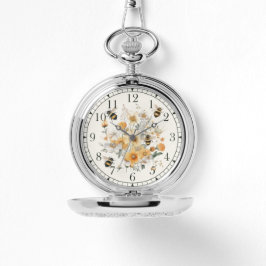 ワイルドフラワーモダンフローラビースタイリッシュシック女性 腕時計