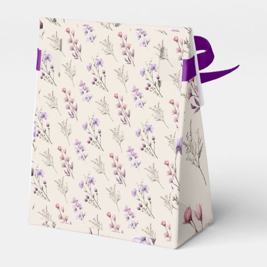 ワイルドフラワーモダンベージュさん結婚ありがとうございました フェイバーボックス (裏面サイド)