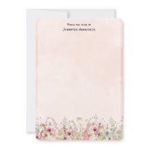 ワイルドフラワーモダンボタニカルパーソナライズされたフローラ