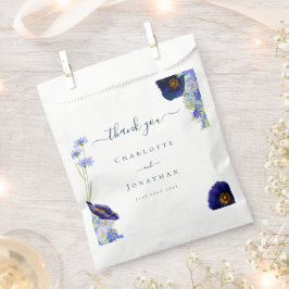 ワイルドフラワーモダン結婚の感謝 フェイバーバッグ