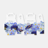 ワイルドフラワーモダン結婚の感謝 フェイバーボックス (折り畳みなし)