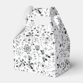 ワイルドフラワーモノクロモダン フェイバーボックス (裏面サイド)