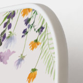 ワイルドフラワーモノグラムピックボールパドル ピックルボールラケット (左詳細)