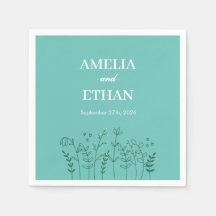 ワイルドフラワーライトグリーン結婚ズ