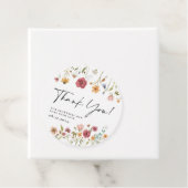 ワイルドフラワーラウンドメッセージカード フェイバータグ (インサイチュ)