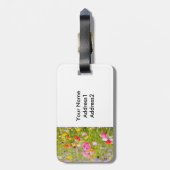 ワイルドフラワーラゲッジタグ ラゲッジタグ (裏面縦)