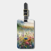 ワイルドフラワーラゲージタグカスタマイズ-  ラゲッジタグ (正面縦)