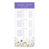 ワイルドフラワーラックカード ラックカード (裏面)