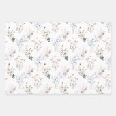 ワイルドフラワーラッピング紙シート ラッピングペーパーシート (正面)