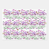 ワイルドフラワーラッピング紙 ラッピングペーパーシート (正面)