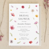 ワイルドフラワーラブが咲く ブライダルシャワーパーティー 招待状