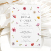 ワイルドフラワーラブが咲く ブライダルシャワーパーティー 招待状