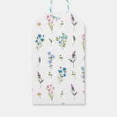 ワイルドフラワーラブは開花ブライダルシャワーの恩恵を受ける ギフトタグ (裏面)