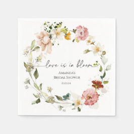 ワイルドフラワーラブズ開花 スタンダードカクテルナプキン