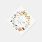 ワイルドフラワーラブズ開花 スタンダードカクテルナプキン (角)