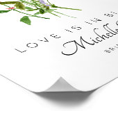 ワイルドフラワーラブ・イン・ブルーム ブライダルシャワーポスター ポスター (角)